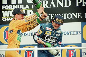 Podium Collection: 1993 British Grand Prix at Silverstone. Sunday 11th July 1993