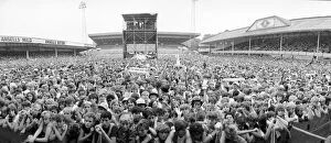 Football Stadium Gallery: On 23 July 1983 Duran Duran staged an open air benefit concert at Villa Park, Birmingham
