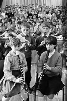 Images Dated 19th March 1986: About 230 children from seven junior schools in Holme Valley are currently staging