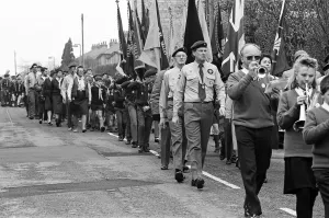 Over 300 Cubs, Scouts and Venture Scouts led by Paddock Youth Band Over 300 Cubs, Scouts and Venture Scouts led by Paddock Youth Band