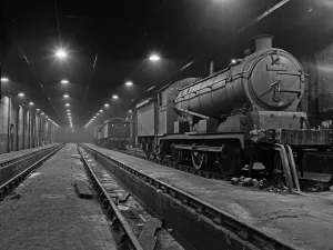 01256 Gallery: 64687 a Hill GER Class J20 0-6-0 locomotive seen here in the Cambridge loco shed shortly