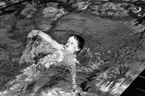 Images Dated 18th April 1975: 7 year old Alexander Nice who is a member of the Dover Lifeguard Club