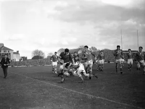Action from the Wales v France Five Nations Championship match at St Helens Ground in Action from the Wales v France Five Nations Championship match at St Helens Ground in