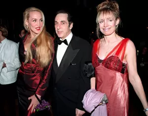 Images Dated 30th January 1997: Actor Al Pacino January 1997 with girlfriend and model Jerry Hall wife of Rolling Stones