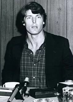 Images Dated 1st April 1979: Actor Christopher Reeve who gained world wide recognition for the role of Superman seen