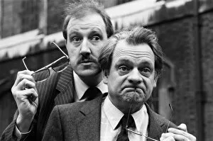 Images Dated 16th February 1986: Actor David Jason, right, (Only Fools and Horses) and Gordon Kaye ( Allo