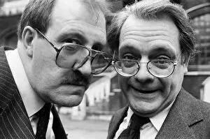 Images Dated 16th February 1986: Actor David Jason, right, (Only Fools and Horses) and Gordon Kaye ( Allo