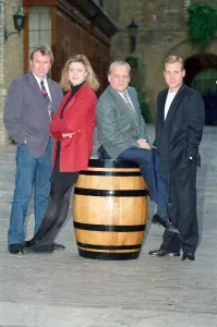 Actor David Jason (second from right) pictured at a photocall for the ITV police drama Actor David Jason (second from right) pictured at a photocall for the ITV police drama