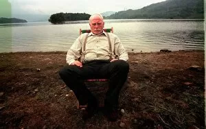 Images Dated 17th September 1997: Actor James Cosmo September 1997 At the side of Loch Katrine with his change in hair