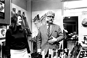 Actor Jimmy Edwards at John Jacobs golfing centre in Gosforth on 13th March 1973 Actor Jimmy Edwards at John Jacobs golfing centre in Gosforth on 13th March 1973
