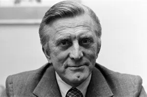 Images Dated 22nd November 1973: Actor Kirk Douglas pictured in London. 22nd November 1973
