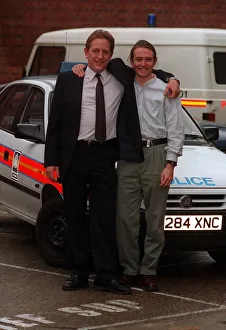 Actor Mark Wingett who stars in The Bill seen here with brother Matthew who has written a Actor Mark Wingett who stars in The Bill seen here with brother Matthew who has written a