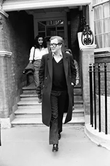 Actor Michael Caine with his wife Shakira makes a 20 minute visit to Elizabeth Taylor at Actor Michael Caine with his wife Shakira makes a 20 minute visit to Elizabeth Taylor at