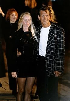 Images Dated 18th May 1993: Actor Patrick Swayze arrives for the grand opening of Planet Hollywood restaurant in