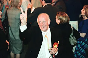 Actor Richard Wilson at the 1997 General Election Labour Victory party at the Royal Actor Richard Wilson at the 1997 General Election Labour Victory party at the Royal