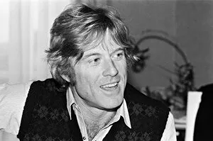 Images Dated 9th March 1980: Actor Robert Redford pictured at his London hotel. He is promoting his latest film '