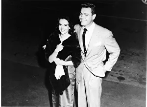 Images Dated 6th August 1987: Actor Robert Wagner and actress Natalie Wood on their way to a Tinsel Town Party