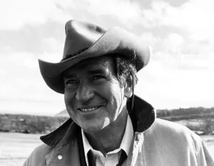 Actor Rod Taylor is pictured during a break in filming whilst on location in Ireland Actor Rod Taylor is pictured during a break in filming whilst on location in Ireland