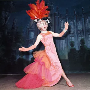 Actor Stanley Baxter as the Pantomime Dame in 'Jack and the Beanstalk" Actor Stanley Baxter as the Pantomime Dame in 'Jack and the Beanstalk"
