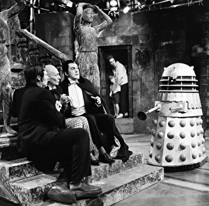 Science Fiction Gallery: Actor William Hartnell - the first Doctor - pictured during rehearsals at Television