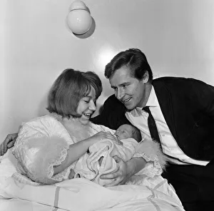 Actor William Roache and his wife Anna with their newborn son Linus. 12th February 1964 Actor William Roache and his wife Anna with their newborn son Linus. 12th February 1964