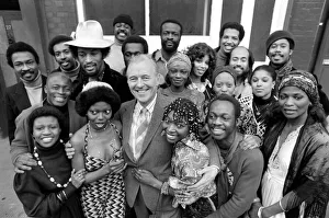 Actors and actresses from the West End production The Black Mikado starring Michael Actors and actresses from the West End production The Black Mikado starring Michael