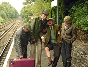 Images Dated 11th September 1994: Actors in the BBC situation comedy series Last of the Summer Wine
