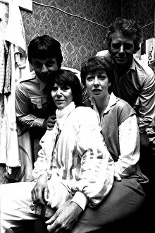 Images Dated 2nd June 1980: Actors Frazer Hines Judy Carne, Sheila Ferris and Mark Burns who are appearing i in