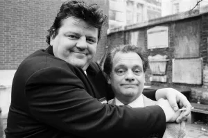 Actors Robbie Coltrane (left) and David Jason. Both are nominated for the BAFTA TV award Actors Robbie Coltrane (left) and David Jason. Both are nominated for the BAFTA TV award