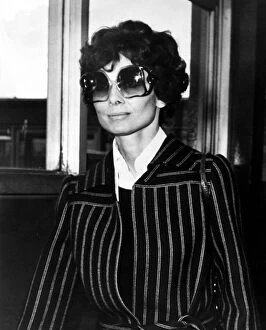 Actress Audrey Hepburn circa 1975