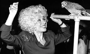 Actress Barbara Windsor was judging a bird talking contest at the NEC, Birmingham