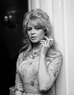 Actress Brigitte Bardot pictured after arriving in London April 1959 Actress Brigitte Bardot pictured after arriving in London April 1959
