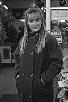 Images Dated 7th December 1988: Actress Carol Royle seen here at Modern Floral Services, 376 Cheriton Road, Folkestone