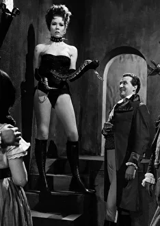Sexy Gallery: Actress Diana Rigg in a scene from the televison programme The Avengers 1965