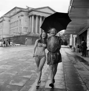 Bikini Gallery: Actress Gail Grainger, who plays Shirley Hughes in the play 'The Man Most Likely to