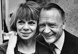1976 Gallery: Actress Jill Bennett pictured with co-star John Mills at the Theatre Royal in Newcastle