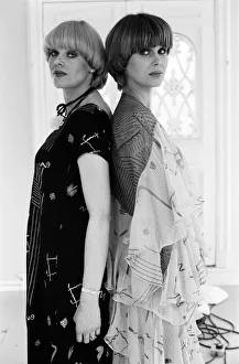 Images Dated 1st April 1977: Actress Joanna Lumley with the winner of the Purdey haircut competition winner