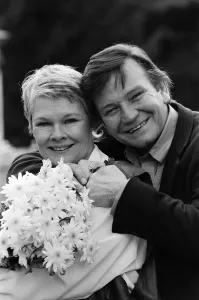 Actress, Judi Dench and her husband, the actor, Michael Williams. 10th April 1987 Actress, Judi Dench and her husband, the actor, Michael Williams. 10th April 1987