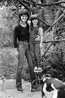 Images Dated 5th October 1979: Actress Judy Loe with her daughter Katie Beckinsale. 5th October 1979