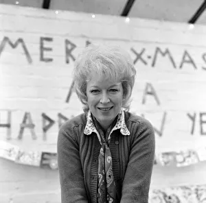 Actress June Whitfield pictured at her home. 16th December 1971 Actress June Whitfield pictured at her home. 16th December 1971