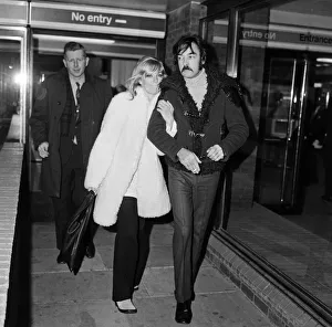 Images Dated 2nd January 1971: Actress Kim Novak pictured on arrival at London Airport