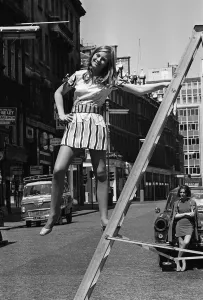 00192 Gallery: Actress Linda Hayden 1968 On location for the film Baby Love