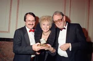 Actress Liz Dawn of Coronation Street with her Soap of the Year Trophy Actress Liz Dawn of Coronation Street with her Soap of the Year Trophy