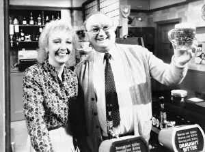 Actress Lori Wells Keefe as new Coronation Street barmaid March 1984 Actress Lori Wells Keefe as new Coronation Street barmaid March 1984
