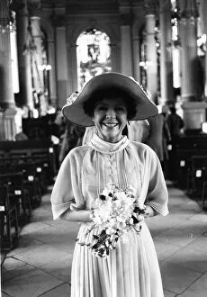 Images Dated 10th February 1975: Actress Noele Gordon as Meg Richardson is married 1975 Crossroads TV