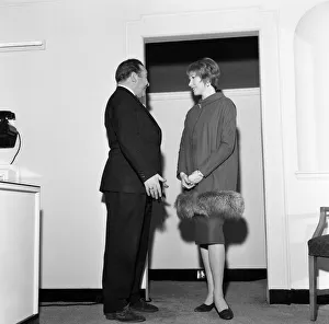 Actress Shirley MacLaine with Jack Bentley. 5th December 1961 Actress Shirley MacLaine with Jack Bentley. 5th December 1961