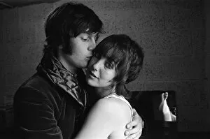 Images Dated 27th September 1970: Actress Una Stubbs and her husband Nicky Henson are appearing in the play '
