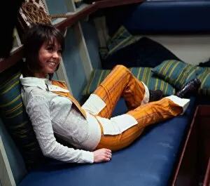 Images Dated 3rd April 1971: Actress Wendy Padbury who played the companion Zoe Herriot in Doctor Who 1971