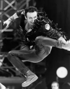 Adam Ant British pop singer at Live Aid Wembley 1985 Adam Ant British pop singer at Live Aid Wembley 1985