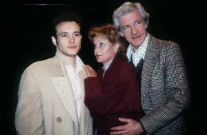 Adam Ant singer and Sylvia Sims actress and Stuart Goddard May 1985 Adam Ant singer and Sylvia Sims actress and Stuart Goddard May 1985
